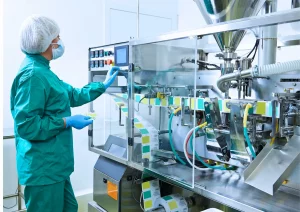 Entorno digital de una clínica médica con archivos protegidos y conexiones seguras, simbolizando la ciberseguridad en salud.